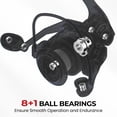 thumbnail image 5 of Piscifun Flame Spinning Fishing Reel, Lightweight Design with 9+1 Ball Bearings, Smooth Retrieve, Up to 19.8lb Drag for Freshwater and Saltwater Fishing, 5 of 8