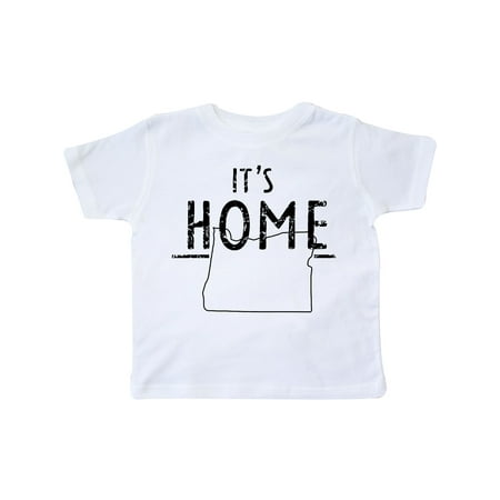 

Inktastic It s Home- State of Oregon outline Distressed Text Gift Toddler Boy or Toddler Girl T-Shirt