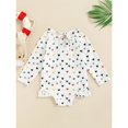 thumbnail image 3 of QJUHUNG Baby Toddler Girl Long Sleeve Swimsuit Rashguard Swimwear Ruffled One Piece Bathing Suit, 3 of 6