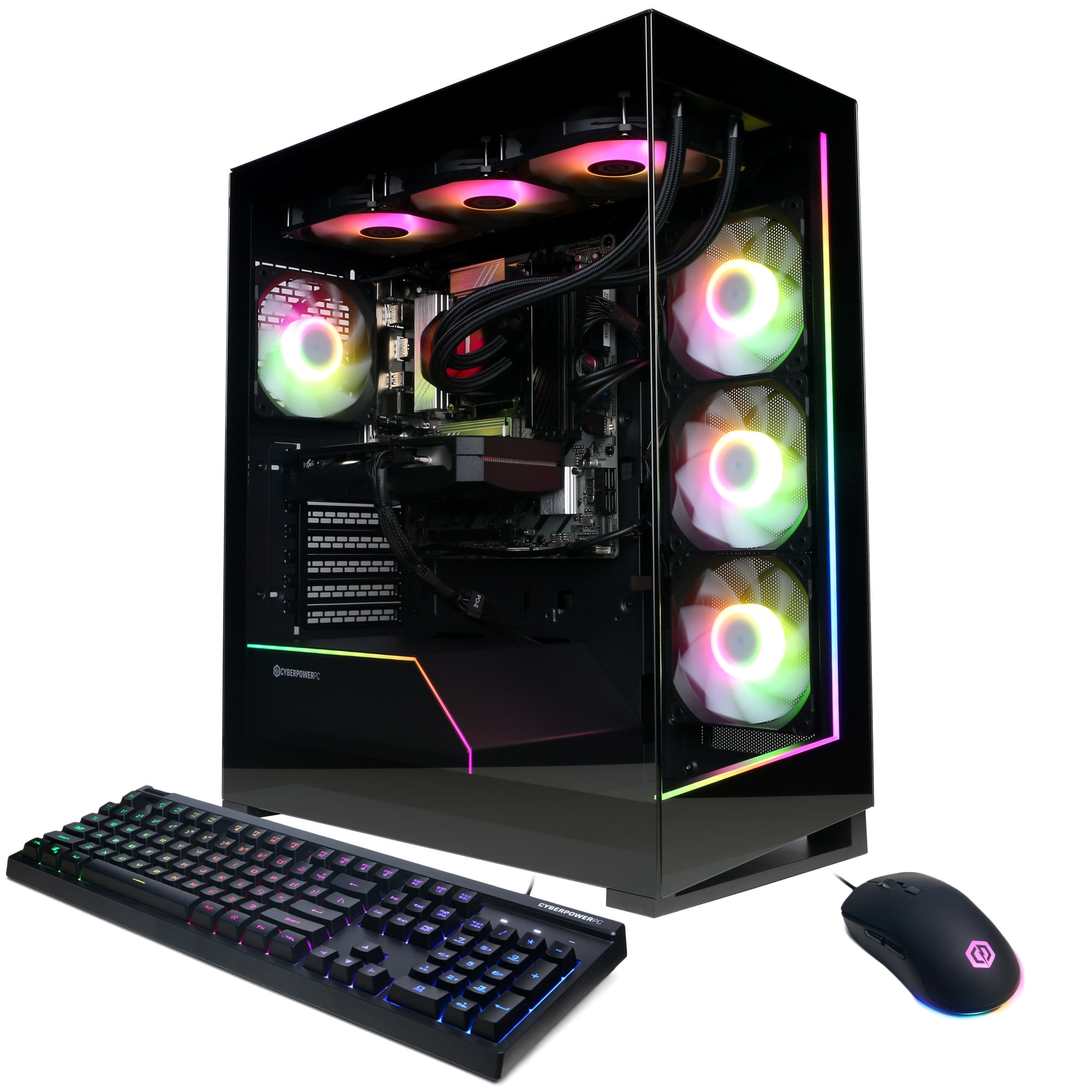 CyberPowerPC Gamer Xtreme Gaming Desktop, Intel Core Ultra 5 250KF Plus, NVIDIA GeForce RTX 5060 Ti 8GB, 16GB DDR5, 1TB SSD, Black, GXi4700WST (Software Offer with Purchase)