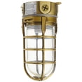thumbnail image 2 of Woods L1706AB Vandal Resistant 150W Incandescent Security Light, Ceiling Mount, Antique Brass, 2 of 5