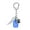 Color:Blue, variant on Pet memorialS Key chain wingeds Urn Pendant Stainless Steel Pet Loss Jewelry For Perdurable