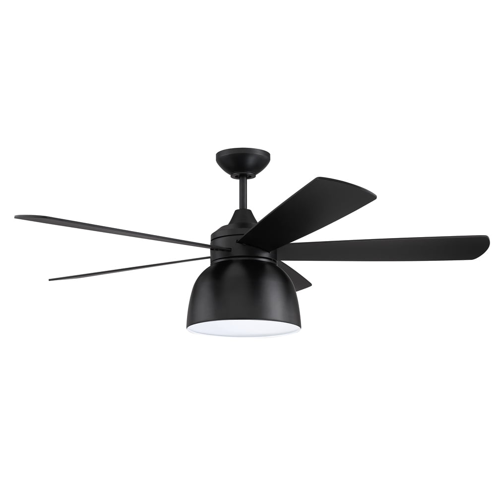 Craftmade VEN52FB5 52" Ceiling Fan W/Blades, Led Light Kit Walmart
