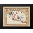 thumbnail image 2 of Unknown 14x11 Black Modern Framed Museum Art Print Titled - Cherub Fresco, 2 of 5