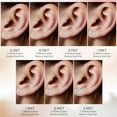 thumbnail image 6 of Diamond Earring Studs. 1/2cttw F Color VVS-VS Clarity. Secure Screw Backs. Lab Grown, 6 of 6