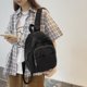 thumbnail image 1 of Bolso Mochila pequeña de color sólido de estilo preppy para mujer, mochila escolar de lona de viaje, mochilas, 1 of 9
