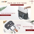 thumbnail image 5 of SUOSDEY Work Tote Bags for Women,Large Capacity Shoulder Handbag,Crossbody Messenger Bag, 5 of 8