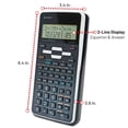 thumbnail image 2 of Calculadora científica/de ingeniería Sharp EL-531TGBBW de 12 dígitos Sharp SHARP, 2 of 3