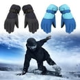 thumbnail image 3 of TELOLY Kids Winter Gloves - Snow & Ski Waterproof Youth Gloves for Boys & Girls - Insulated for Cold Weather Outdoor Play, Skiing & Snowboarding, 3 of 7