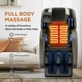 thumbnail image 2 of Massage Chairs Full Body, Zero Gravity Massage Chairs with Auto Modes, Airbag Massage, 6 Fix Point Rollers, Foot Massage, Heating, Touch Screen Controller, Home Relaxation Recliner with Massage, 2 of 8