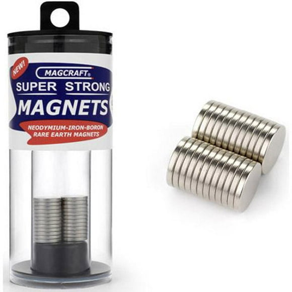 NSN0640 - MAGNET DISC 12.7X1.5MM 1.2KG PULL FORCE RARE EARTH NEODYMIUM (24 pcs/pkg)