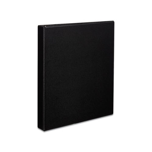 Durable Non-View Binder with DuraHinge and EZD Rings 3 Rings, 1" Capacity, 11 x 8.5, Black, 7301