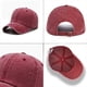 thumbnail image 3 of Gorra de béisbol con visera solar para mujer, de mezclilla lavada en la calle, de color sólido, personalizada, para hombre, 3 piezas, 3 of 6