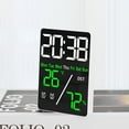 Huloretions Alarm Clock for Bedroom, Electric Clock Large Big Numbers