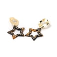 thumbnail image 2 of 1 par de pendientes colgantes con forma de estrella de resina acrílica a la moda, joyería de fiesta para mujer y Chica, 2 of 7