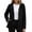 Black, variant on Enjoytime Rain Jacket Women Waterproof Long Sleeve Button Down Zipper Raincoat Lightweight Outdoor Travel Windbreaker With Hood
