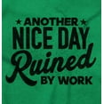 thumbnail image 2 of Another Nice Day Ruined Funny Work Zip Up Hoodie Men's Women's Brisco Brands 3X, 2 of 6