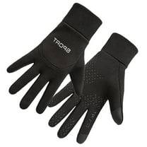 RENACLIPY Motorcycle Gloves Full Finger Warm Black Winter Gloves with Touchscreen for Sports