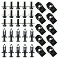 thumbnail image 2 of FENGXIH 35PCS Engine Under Cover Splash Shield Guard Body Bolts Bumper Fender Liner Push Retainer Fastener Rivet Clips , black, 2 of 8