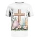 thumbnail image 5 of Tops para hombre, blusas y camisas de manga corta con cuello redondo para hombre, jersey informal con cuello redondo y estampado de Pascua para hombre, camisetas deportivas de manga corta, blusas de p, 5 of 5