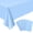 Light Blue, variant on 3 Pack Disposable Light Pink Plastic Tablecloths 54x108 Inch Scalloped Edges Rectangular Covers for Spring Easter Baby Shower Bridal Party Wedding