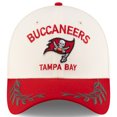 thumbnail image 2 of Men's New Era  Cream/Red Tampa Bay Buccaneers 2025 NFL Draft 39THIRTY Flex Hat, 2 of 5