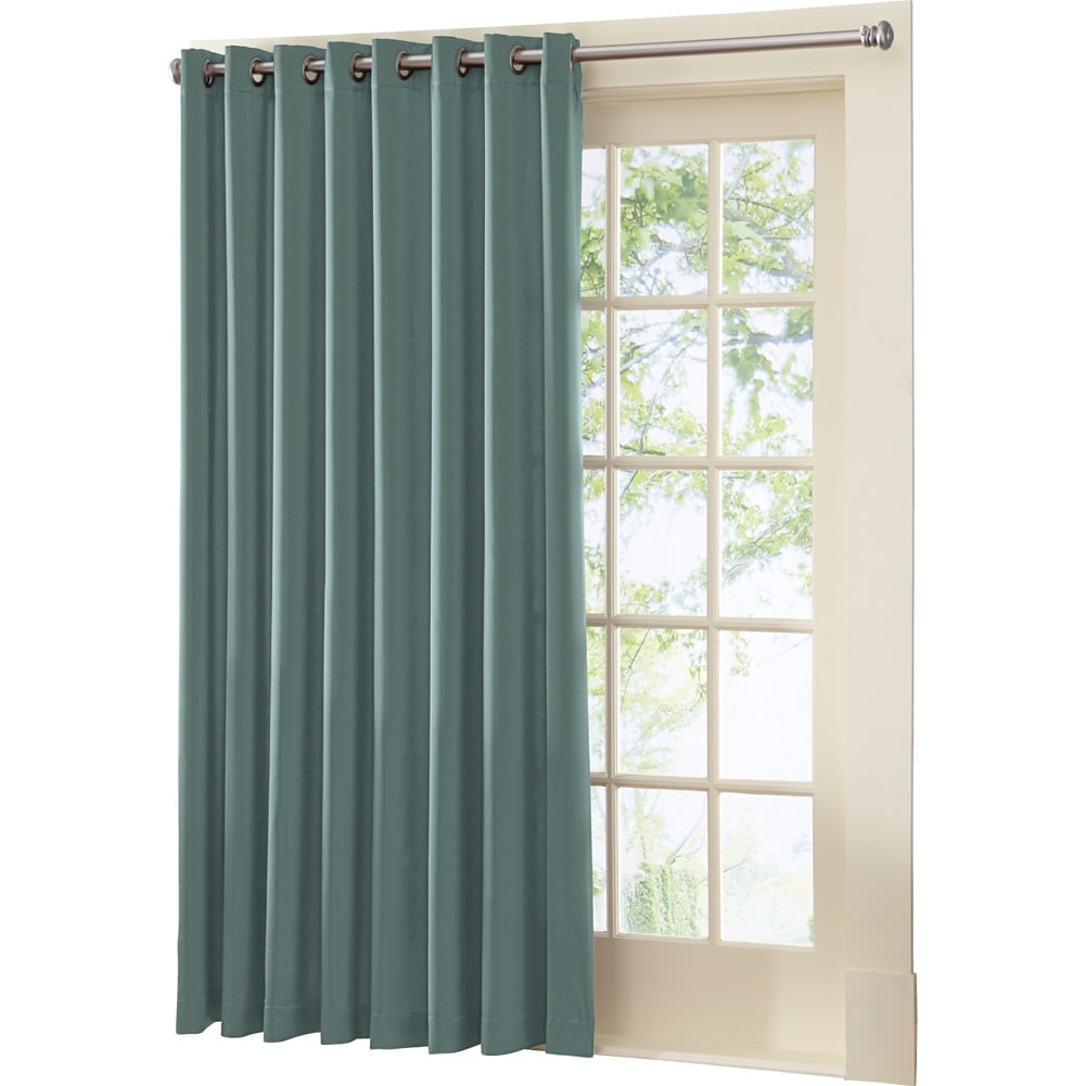Multipurpose Gramercy Patio Door Curtain Panel With Wand Walmart Com
