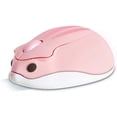 thumbnail image 1 of CHUYI 2.4G Wireless Mouse, Cute Animal Hamster Shape Silent Mouse, 1200DPI Portable Mobile Optical Mouse with USB Receiver, 3 Buttons Cordless Mouse for PC Mac Laptop Computer Notebook (Pink), 1 of 2