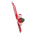 thumbnail image 2 of Cuerda de escalada eléctrica Papá Noel lindo muñeco adorno muñeco de Papá Noel juguete de Navidad Tal como se describe, 2 of 9