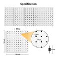 thumbnail image 3 of 4 Piece Pegboard Wall Organizer, White Pegboard Wall Hanging, Pegboard for Craft Room, Garage, Kitc, 3 of 5
