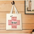 thumbnail image 3 of ThisWear Vet Tech Accessories I'm a Vet-Tech Essential Attributes Natural Handle Canvas Tote Bag, 3 of 3