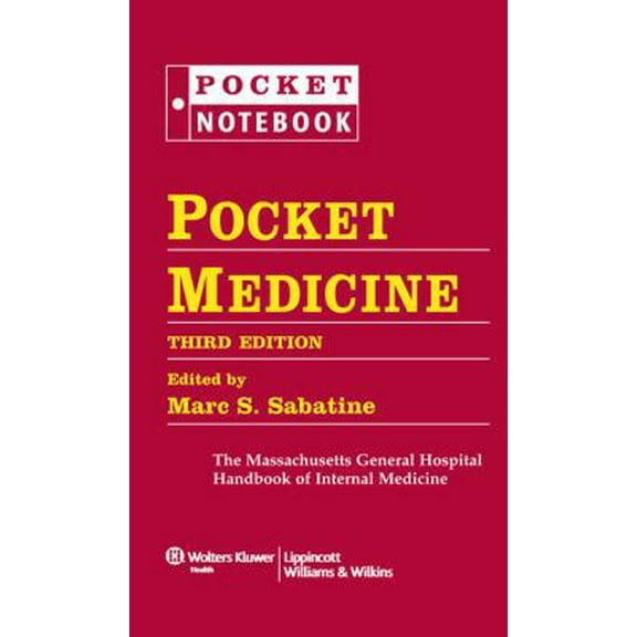 Pre-Owned Pocket Medicine: The Massachusetts General Hospital Handbook of Internal Medicine (Pocket Notebook Series) (Unknown) 0781771447 9780781771443