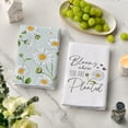 thumbnail image 4 of Sm:)e Live Life in the Full Bloom Floral Daisy Spring Kitchen Dish Towels 18x26 Inch Set of 4, 4 of 6