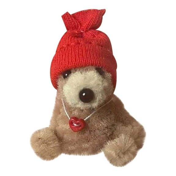 A Mini Plush Pocket Bear Companion Stress Reliever For Emotional Support Small Portable Gift Toy
