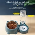 thumbnail image 3 of Comedero y Bebedero Automático para Mascotas, Sistema de Alimentación Integrado para Perros y Gatos, Sin Necesidad de Baterías ni Energía, Boca Inclinada,1set-Blue, 3 of 7