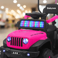 thumbnail image 2 of The Baby Shop Correpasillos Bebé 3 En 1 Carro Montable Eléctrico Tipo Jeep Rosa, 2 of 7