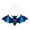 A, variant on AUDeals Halloween Decorations Colored Bat Window Wall Pendant Wall Art Decoration Halloween Hanging Ornament for Indoor Outdoor Decor Kitchen Garden Party Supplies 4.72*2.56 Inch