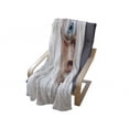 thumbnail image 4 of Humor Soft Flannel Fleece Throw Blanket, Stupid Derp Human Face Web Comics Character Simple Drawing Modern Image, Cozy Plush for Indoor and Outdoor Use, 70" x 90", Peach and Blue, by Ambesonne, 4 of 6