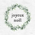 thumbnail image 3 of Lettered and Lined 15x15 Black Modern Framed Museum Art Print Titled - Joyeux Noel, 3 of 5