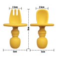 thumbnail image 2 of Silicona Para Bebés Cuchara Para Bebés Tenedor Bebé Led Destete Suministros De Alimentación Para Bebés Speravity HA045477-02, 2 of 6