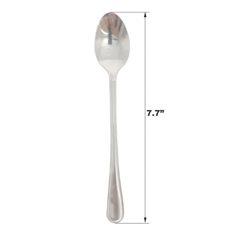 Mainstays Stainless Steel Tall Adult Teaspoons 3 Pack, Silver
