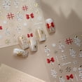 thumbnail image 4 of Adhesivos para uñas Lukmexor Christmas Winter 5D con forma de copo de nieve, 4 of 7