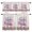 Pink, variant on 3 Piece Kitchen Curtains and Valances Set Farmhouse Wildflowers Cafe Curtains 36 Inch Length Spring Watercolor Floral Pigs Pink Valance & Tier Curtain for Living Room Bedroom Window 54"x18"+27"x36"*2