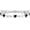 Black Onyx, variant on Infinity Love Heart Birthstone Bracelet 925 Sterling Silver Birthday 12 Gemstones Adjustable Bracelets Jewelry for Mother Wife