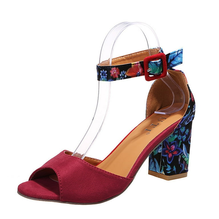 Floral hot sale sandals walmart