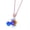 C, variant on Fish Glass Charm Necklace Adjustable Chain Necklace Unique Fish Necklace Daily Wear Neck Jewelry for Trendy Women