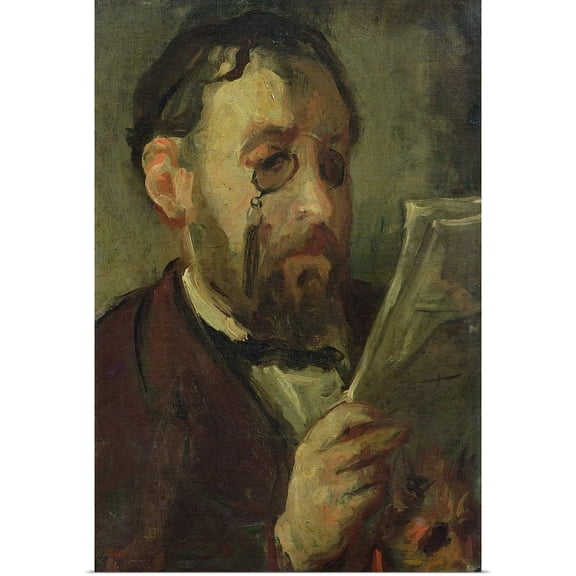Great BIG Canvas | Rolled Marcellin (1823-1902) Desboutin Poster Print entitled Edgar Degas (1834 1917)