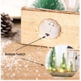 thumbnail image 5 of Matoen Mini Snow Frost Trees Mini Christmas Tree 9" with Led Warm String Lights Winter Snow Ornaments Tabletop Trees for Holiday Party Diy Room Decor Home Table Top Christmas Decoration, 5 of 5