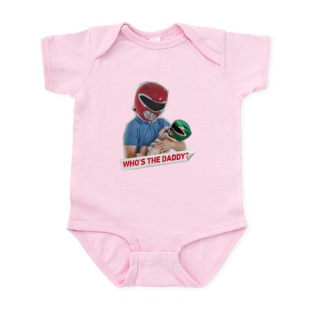 

CafePress - Power Rangers Who s The Daddy - Baby Light Bodysuit Size Newborn - 24 Months