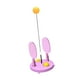 thumbnail image 5 of Pong Balls Paddles Set, Equipo de eje suave elástico, adultos y niños jugando al aire libre en interiores, entrenamiento de tenis de mesa juego pong rosa, 5 of 8